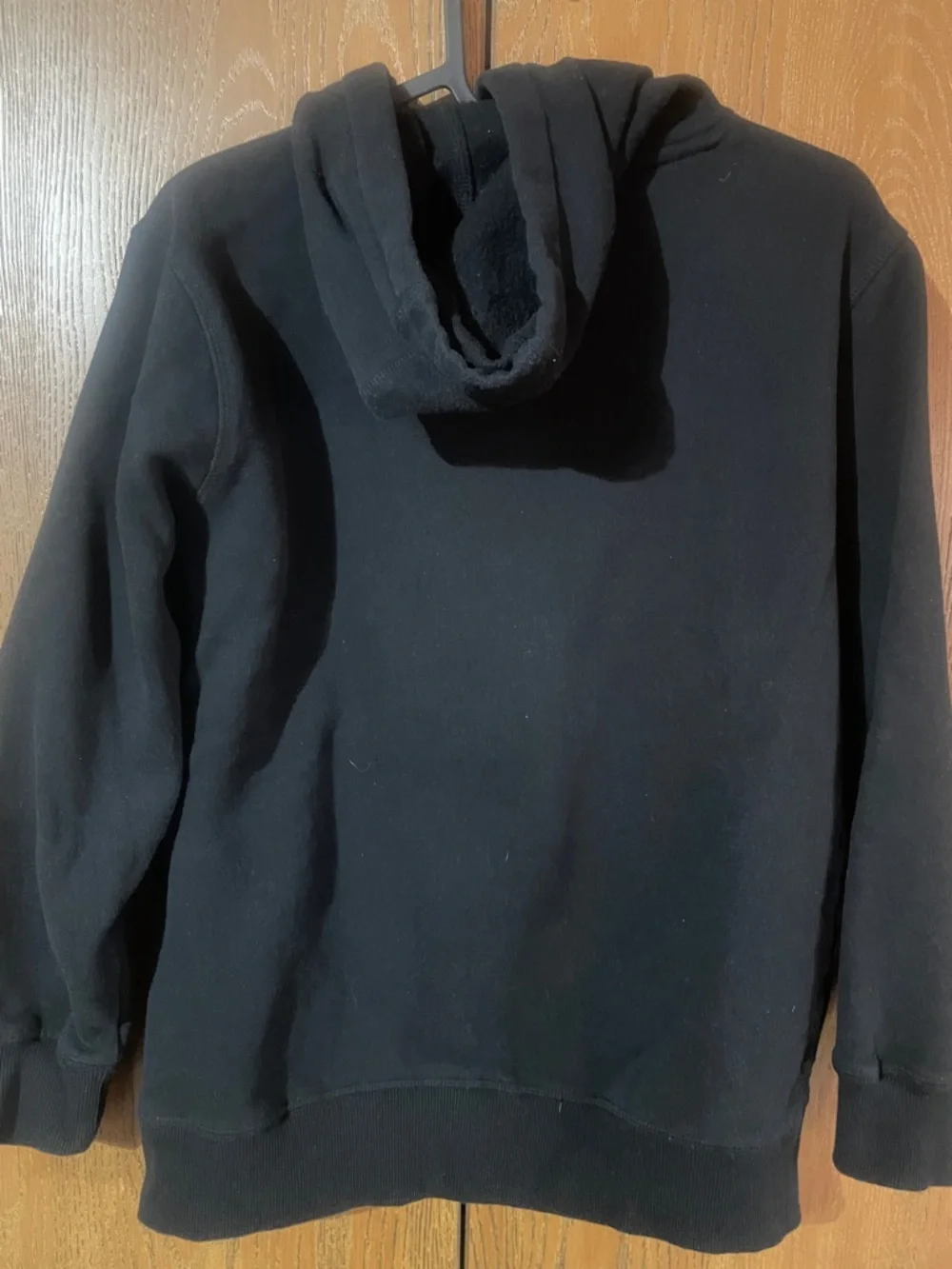 NWOT Timberland Black Hoodie with Orange Tree Logo 14-16 - Picture 4 of 4